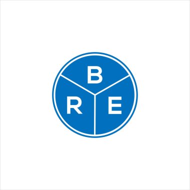 BRE harf logosu tasarımı. BRE monogram harflerin baş harfleri logo kavramı. Siyah arkaplanda BRE harf tasarımı.