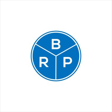 BRP harf logosu tasarımı. BRP monogram harflerin baş harfleri logo kavramı. Siyah arkaplanda BRP harf tasarımı.