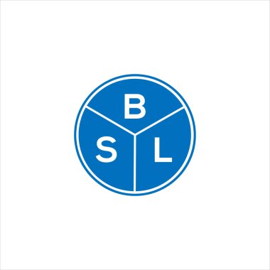 BSL harf logosu tasarımı. BSL monogram harflerin baş harfleri logo kavramı. Siyah arkaplanda BSL harf tasarımı.