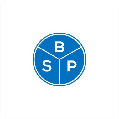BSP harf logosu tasarımı. BSP monogram harflerin baş harfleri logo kavramı. Siyah arkaplanda BSP harf tasarımı.