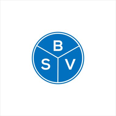 BSV harf logosu tasarımı. BSV monogram harflerin baş harfleri logo kavramı. Siyah arkaplanda BSV harf tasarımı.
