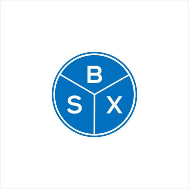 BSX harfli logo tasarımı. BSX monogram harflerin baş harfleri logo kavramı. Siyah arkaplanda BSX harf tasarımı.