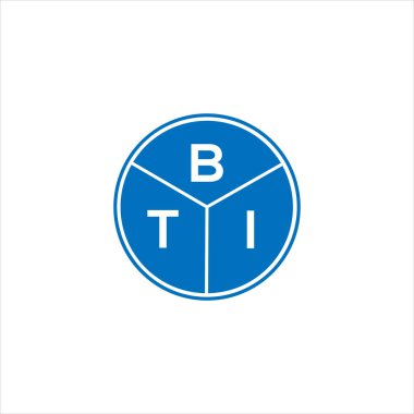 BTI harf logosu tasarımı. BTI monogram harflerin baş harfleri logo kavramı. Siyah arkaplanda BTI harf tasarımı.