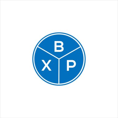 BXP harf logosu tasarımı. BXP monogram harflerin baş harfleri logo kavramı. Siyah arkaplanda BXP harf tasarımı.