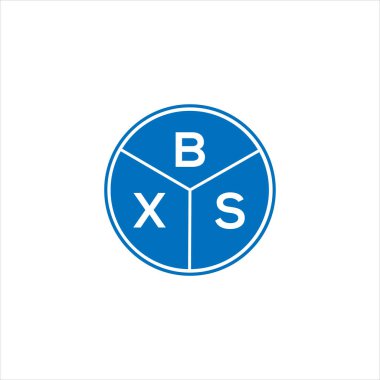 BXS harfli logo tasarımı. BXS monogram harflerin baş harfleri logo kavramı. Siyah arkaplanda BXS harf tasarımı.