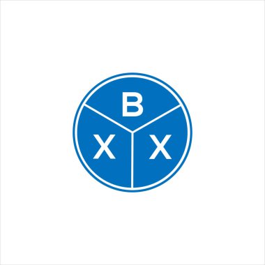 BXX harfli logo tasarımı. BXX monogram harflerin baş harfleri logo kavramı. Siyah arkaplanda BXX harf tasarımı.