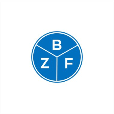 BZF harf logosu tasarımı. BZF monogram harflerin baş harfleri logo kavramı. Siyah arkaplanda BZF harf tasarımı.