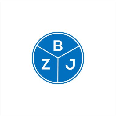 BZJ harf logosu tasarımı. BZJ monogram harflerin baş harfleri logo kavramı. Siyah arkaplanda BZJ harf tasarımı.