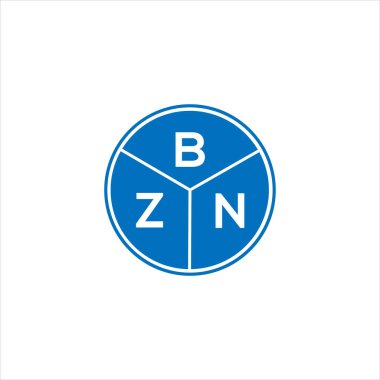 BZN harf logosu tasarımı. BZN monogram harflerin baş harfleri logo kavramı. Siyah arkaplanda BZN harf tasarımı.