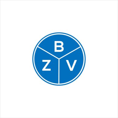 BZV harf logosu tasarımı. BZV monogram harflerin baş harfleri logo kavramı. Siyah arkaplanda BZV harf tasarımı.