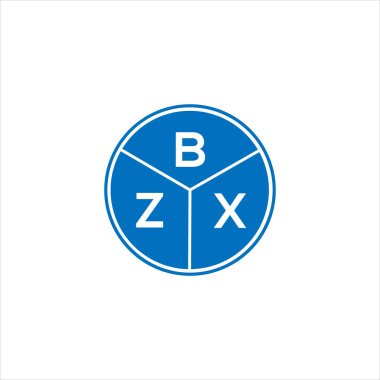 BZx harfli logo tasarımı. BZx başharflerinin baş harfleri logo konsepti. Siyah arkaplanda BZx harf tasarımı.