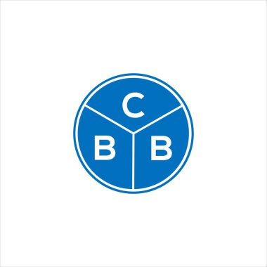 CBB harfli logo tasarımı. CBB monogram harflerin baş harfleri logo kavramı. Siyah arkaplanda CBB harf tasarımı.