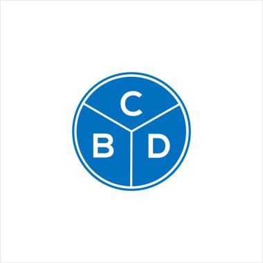 CBD harf logosu tasarımı. CBD monogram harflerin baş harfleri logo kavramı. Siyah arkaplanda CBD harf tasarımı.