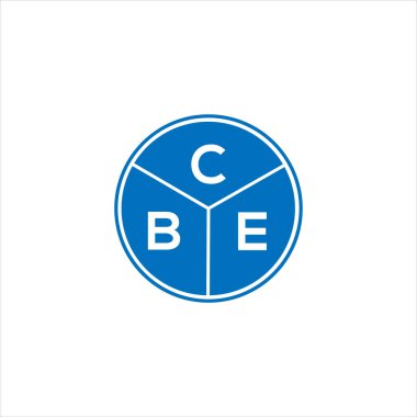 CBE mektup logosu tasarımı. CBE başharflerinin baş harfleri logo konsepti. Siyah arkaplanda CBE harf tasarımı.
