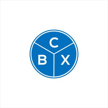 CBX harfli logo tasarımı. CBX monogram harflerin baş harfleri logo kavramı. Siyah arkaplanda CBX harf tasarımı.