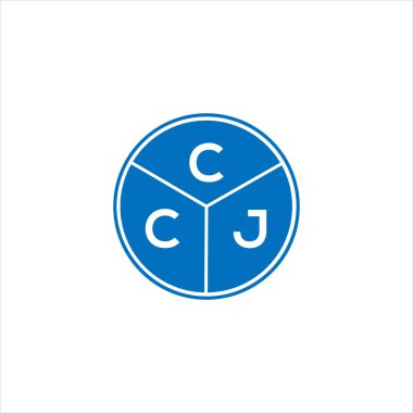 CCJ mektup logosu tasarımı. CCJ başharflerin baş harfleri logo konsepti. CCJ harf dizaynı siyah arkaplan.