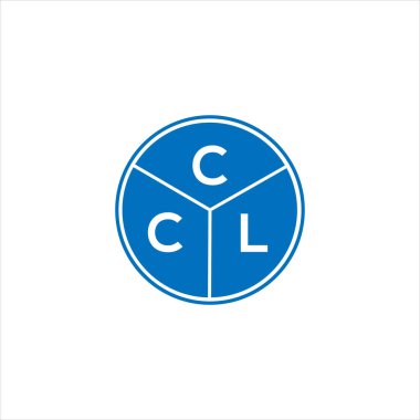 CCL mektup logosu tasarımı. CCL başharflerinin baş harfleri logo konsepti. Siyah arkaplanda CCL harf tasarımı.