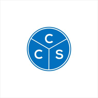 CCS mektup logosu tasarımı. CCS baş harfleri logo konsepti. Beyaz arkaplanda CCS harf tasarımı.