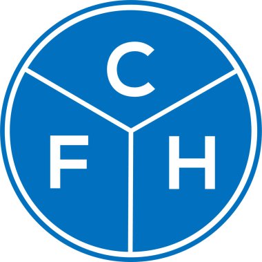 CFH harf logosu tasarımı. CFH monogram harflerin baş harfleri logo kavramı. Beyaz arkaplanda CFH harf tasarımı. CFH harfi logo tasarımı. CFH monogram harflerin baş harfleri logo kavramı. Beyaz arkaplanda CFH harf tasarımı.