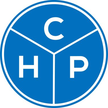 CHP mektup logosu tasarımı. CHP başharflerinin baş harfleri logo konsepti. Beyaz arkaplanda CHP harf tasarımı.
