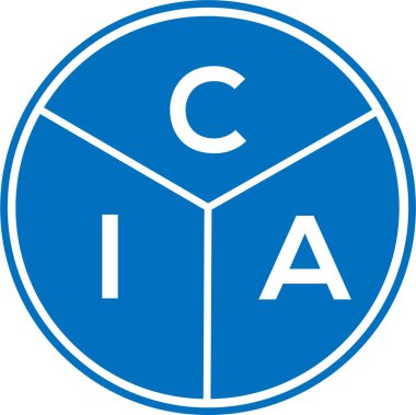 CIA mektup logosu tasarımı. CIA 'in baş harfleri logo konsepti. Beyaz arka planda CIA mektup tasarımı.