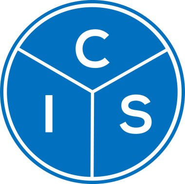 CIS mektup logosu tasarımı. CIS baş harfleri logo konsepti. Beyaz arkaplanda CIS harf tasarımı.