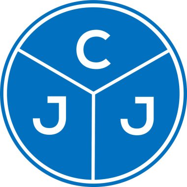 CJJ harf logosu tasarımı. CJJ monogram harflerin baş harfleri logo kavramı. Beyaz arkaplanda CJJ harf tasarımı.