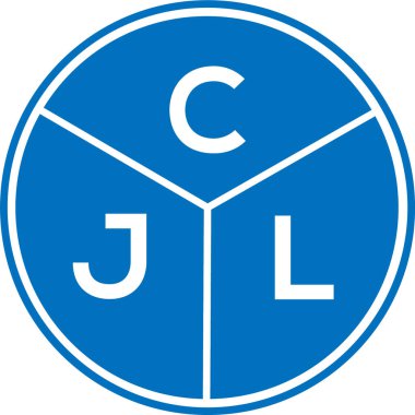 CJL harf logosu tasarımı. CJL monogram harflerin baş harfleri logo kavramı. Beyaz arkaplanda CJL harf tasarımı.