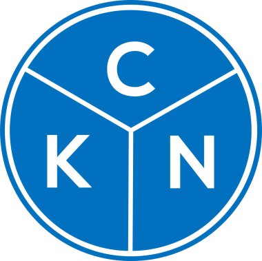CKN harf logosu tasarımı. CKN monogram harflerin baş harfleri logo kavramı. Beyaz arkaplanda CKN harf tasarımı.