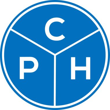 CPH harf logosu tasarımı. CPH monogram harflerin baş harfleri logo konsepti. Beyaz arkaplanda CPH harf tasarımı.