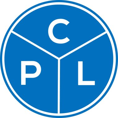 CPL harf logo tasarımı. CPL monogram harflerin baş harfleri logo kavramı. Beyaz arkaplanda CPL harf tasarımı.