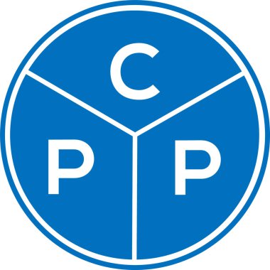 CPP harf logosu tasarımı. CPP monogram harflerin baş harfleri logo kavramı. Beyaz arkaplanda CPP harf tasarımı.