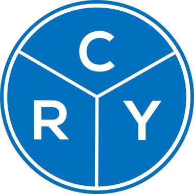 Ağlama harfi logosu tasarımı. Ağlama başharflerinin baş harfleri logo konsepti. Beyaz arkaplanda ağlama harfi tasarımı.