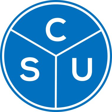 Olay Yeri İnceleme mektup logosu tasarımı. OYİ monogram harflerin baş harfleri logo kavramı. Beyaz arkaplanda CSU harf tasarımı.