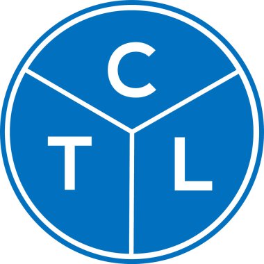 CTL mektup logosu tasarımı. CTL başharflerinin baş harfleri logo konsepti. Beyaz arkaplanda CTL harf tasarımı.