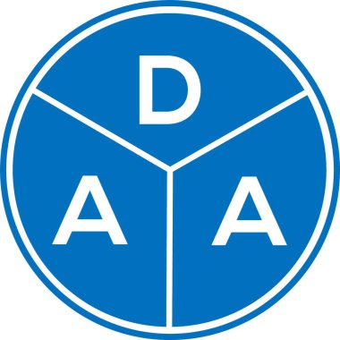 DAA mektup logosu tasarımı. DAA baş harfleri logo konsepti. Beyaz arkaplanda DAA harf tasarımı.