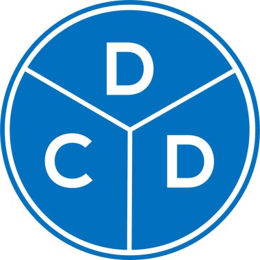 DCD mektup logosu tasarımı. DCD monogram harflerin baş harfleri logo kavramı. Beyaz arkaplanda DCD harf tasarımı.