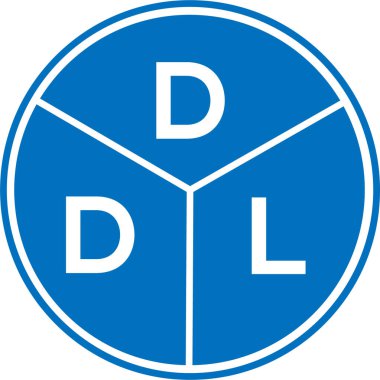 DDL mektup logosu tasarımı. DDL monogram harflerin baş harfleri logo kavramı. Beyaz arkaplanda DDL harf tasarımı.