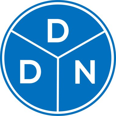 DDN harf logosu tasarımı. DDN monogram harflerin baş harfleri logo kavramı. Beyaz arkaplanda DDN harf tasarımı.