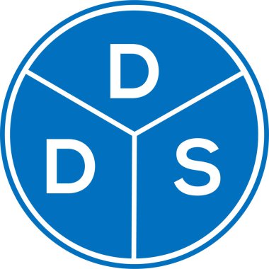 DDS mektup logosu tasarımı. DDS baş harfleri logo konsepti. Beyaz arkaplanda DDS harf tasarımı.