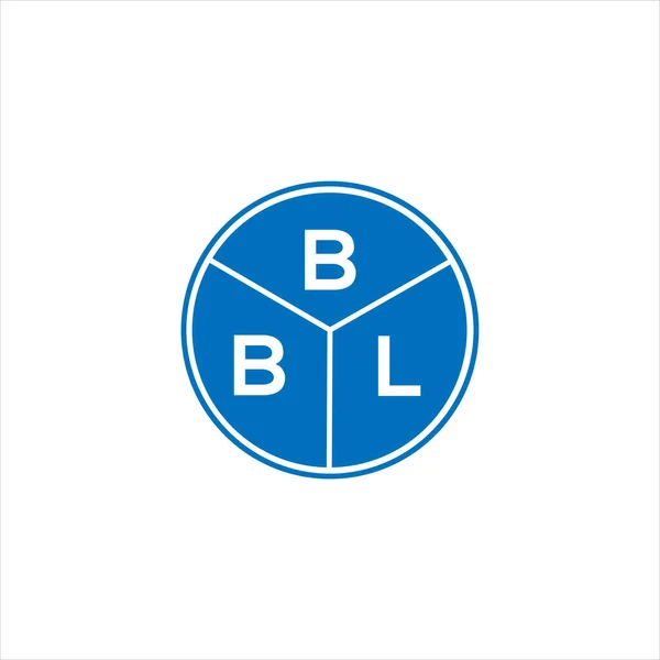 Bbl Bokstav Logotyp Design Bbl Monogram Initialer Bokstav Logotyp Koncept — Stock vektor