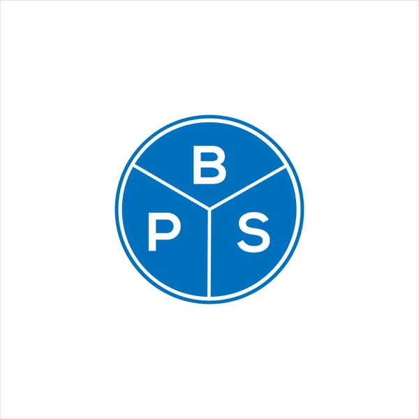Bps Lettre Logo Design Bps Monogramme Initiales Lettre Logo Concept — Image vectorielle