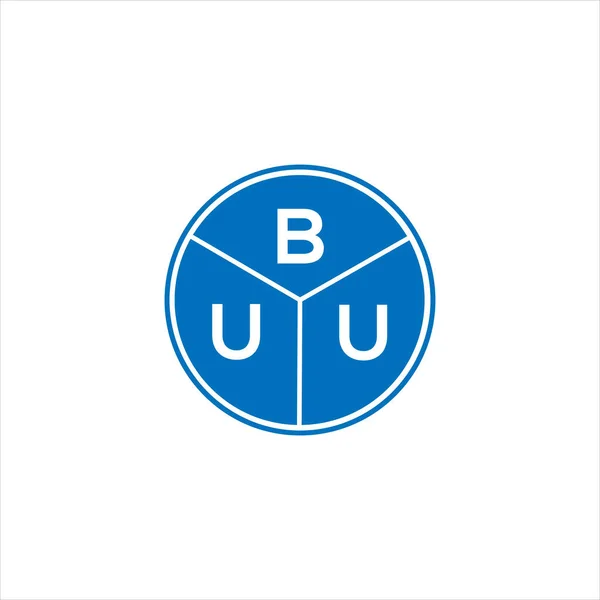 Utformning Buu Logotyp Buu Monogram Initialer Bokstav Logotyp Koncept Buu — Stock vektor