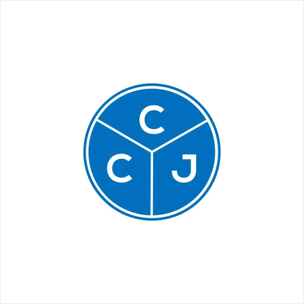 Utformning Ccj Brevets Logotyp Ccj Monogram Initialer Bokstav Logotyp Koncept — Stock vektor