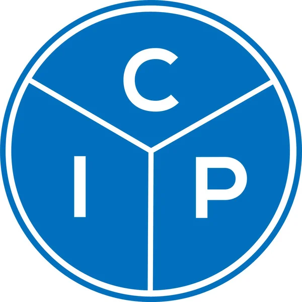 Diseño Del Logotipo Letra Cip Cip Monograma Iniciales Letra Logo — Archivo Imágenes Vectoriales