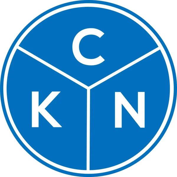 Design Del Logo Della Lettera Ckn Ckn Monogramma Iniziali Lettera — Vettoriale Stock