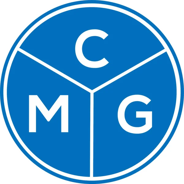 CMG harf logosu tasarımı. CMG monogram harflerin baş harfleri logo kavramı. Beyaz arkaplanda CMG harf tasarımı.