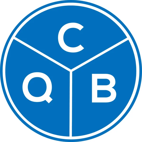 CQB harf logosu tasarımı. CQB monogram harflerin baş harfleri logo kavramı. Beyaz arkaplanda CQB harf tasarımı.