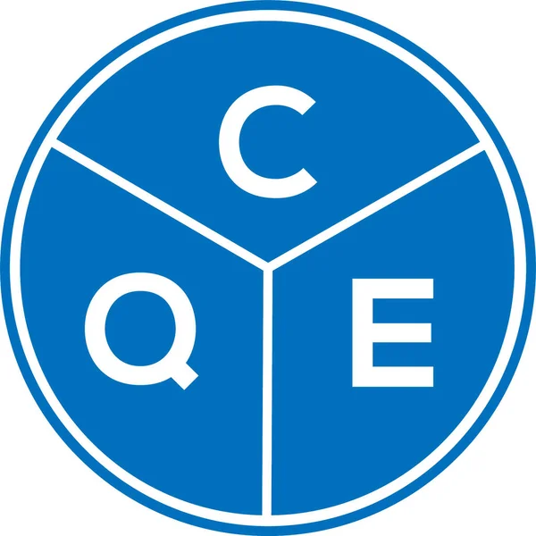 Design Logotipo Letra Cqe Cqe Monograma Iniciais Conceito Logotipo Carta —  Vetores de Stock