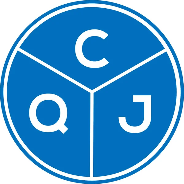 Cqj 디자인 Cqj 모노그램 개념이다 Cqj 디자인 — 스톡 벡터
